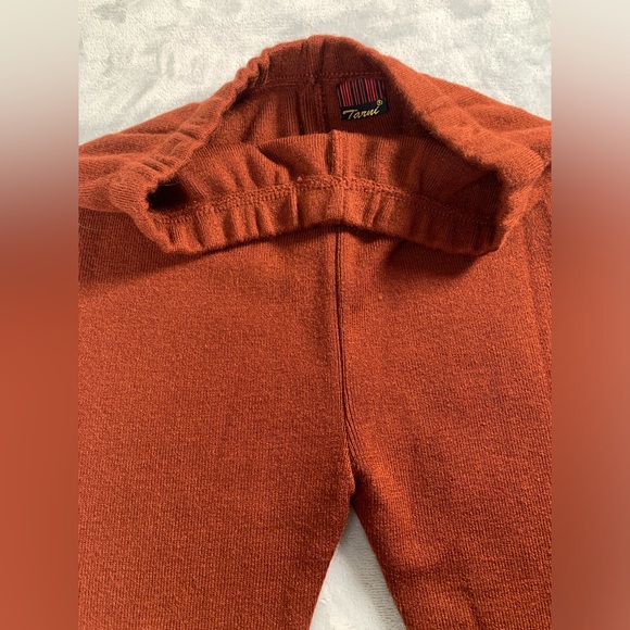 Rust Red Knit Leggings - Picture 7 of 11